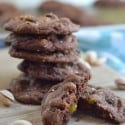 to die for salted chocolate pistachio cookies